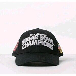 Oklahoma Sooners Nike 2014 Sugar Bowl Champions Hat Cap Snapback VTG One Size